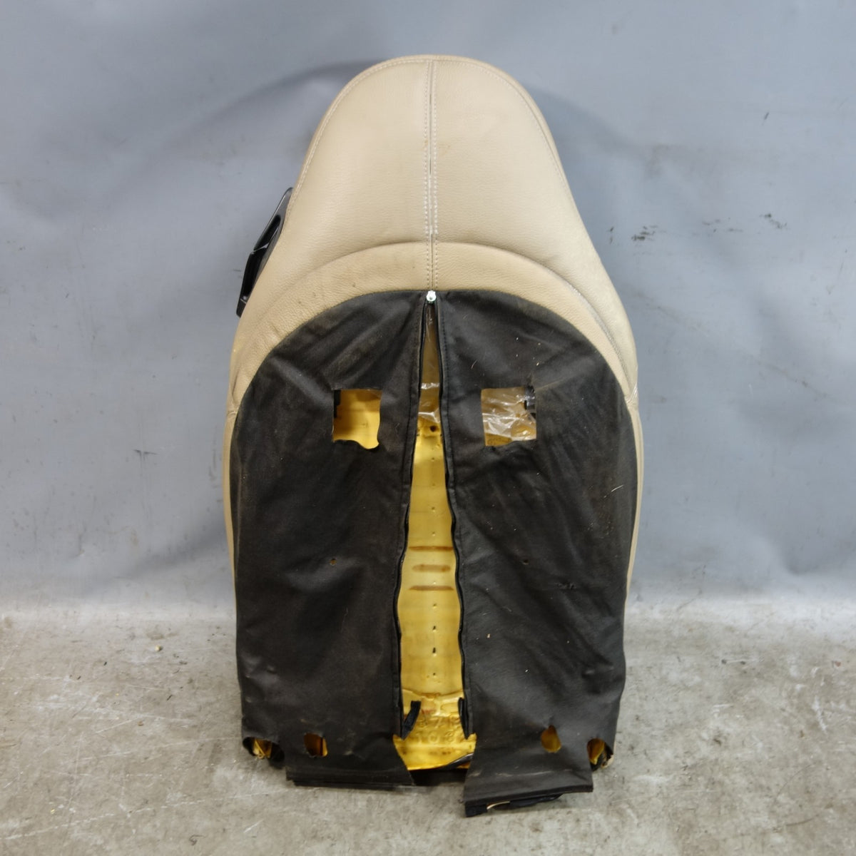 99-02 BMW Z3 Roadster Left Front Drivers Sport Seat Backrest Beige Leather OEM