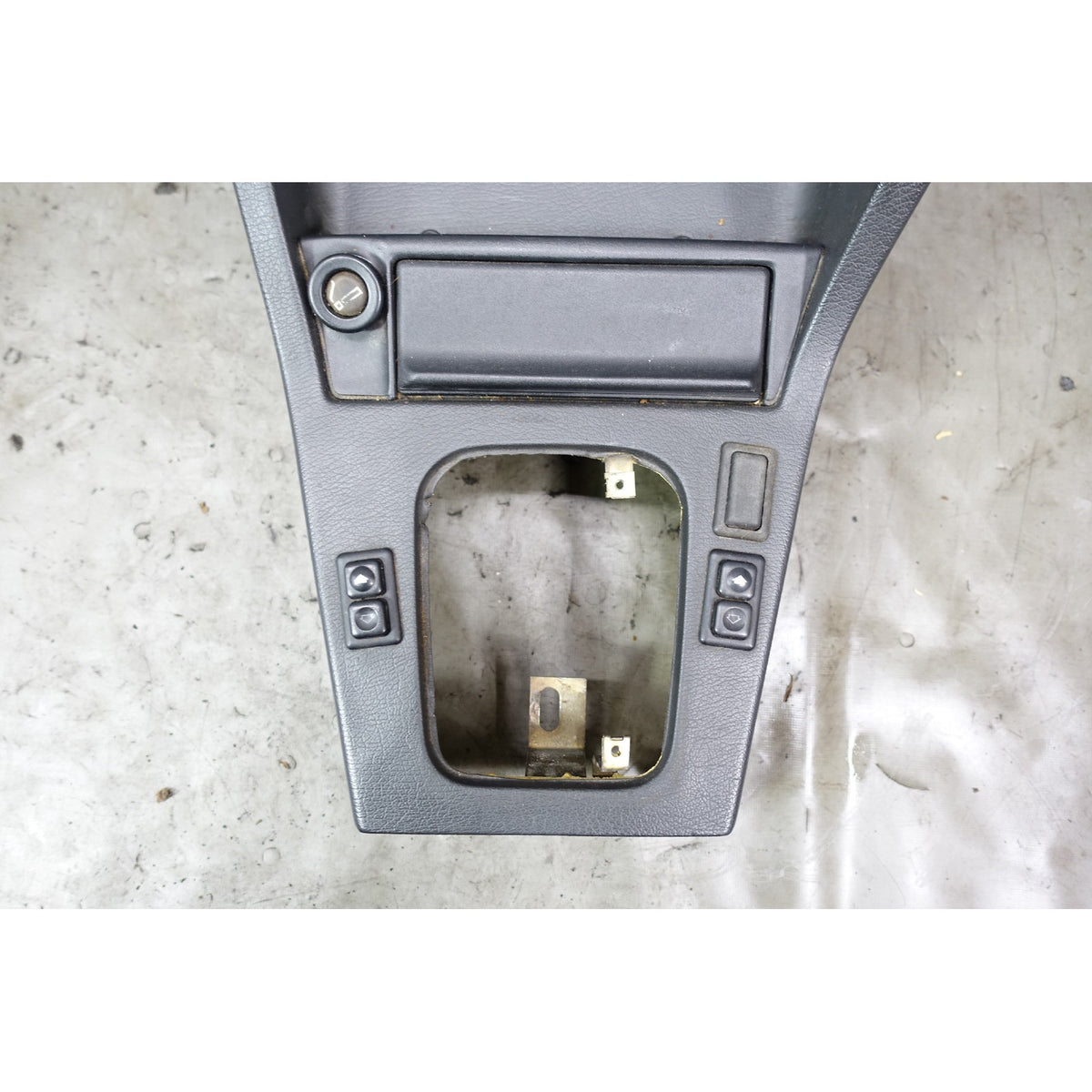 BMW E30 3-Series Coupe Front Storing Partition Console Electric Window Black OE