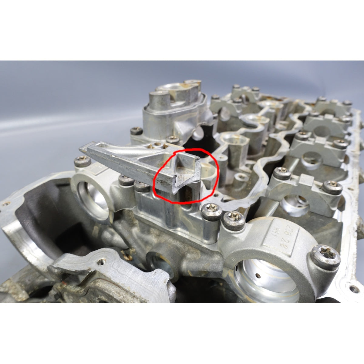 2009-2013 BMW N63 4.4L V8 Bank 2 Left Engine Cylinder Head Cyls 5-8 OEM