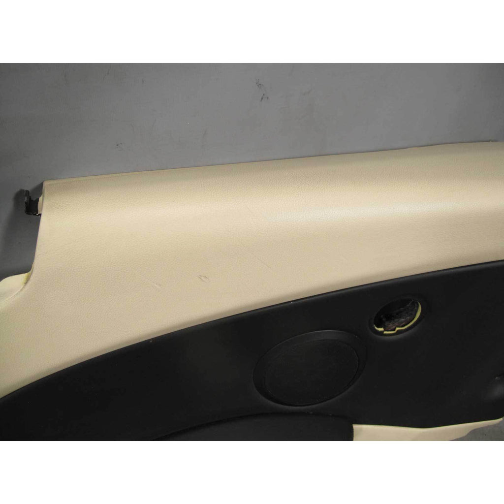 2006-2010 BMW E63 6-Series Coupe Rear Interior Trim Panels Cream Beige Leather