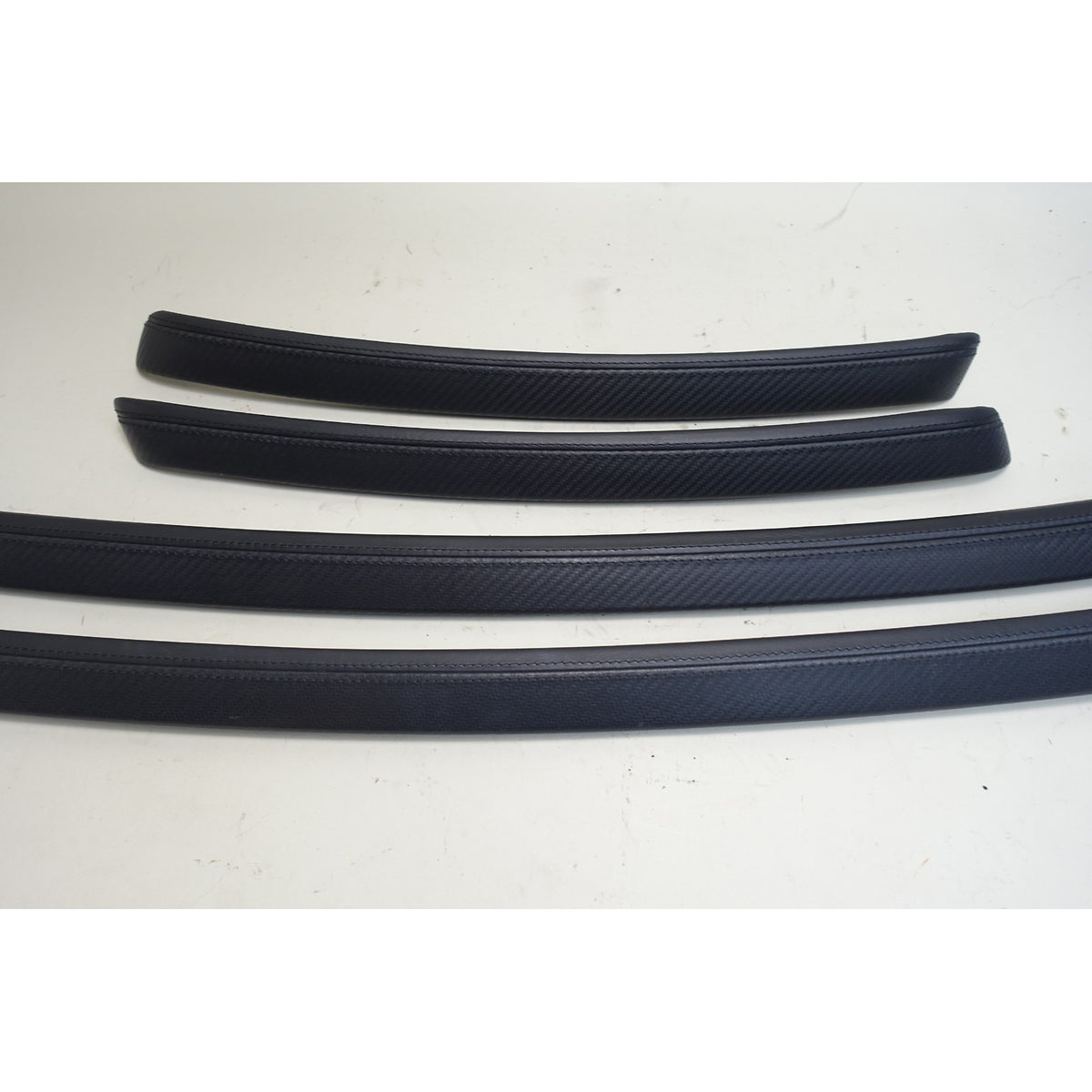 2008-2013 BMW E92 E93 M3 Interior Armrest Trim Set Carbon Structure Leather OE