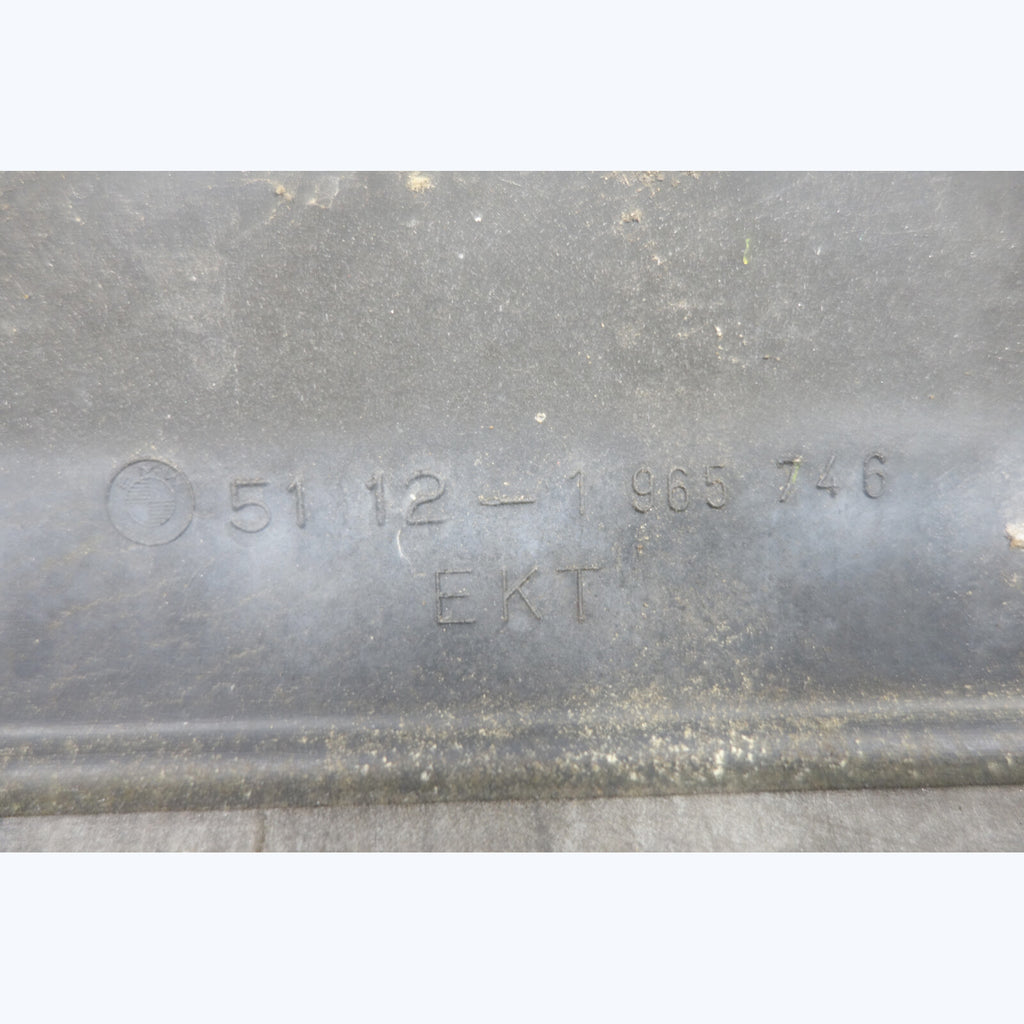 86-89 BMW E30 3-Series Diving Board Rear Bumper Plastic Center Top Trim Molding