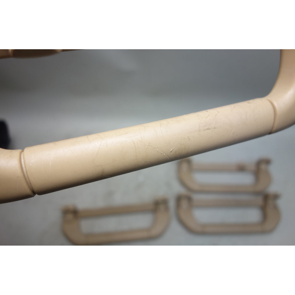 1995-2001 BMW E38 7-Series E39 Interior Roof Grab Handle Set Sand Beige Plastic