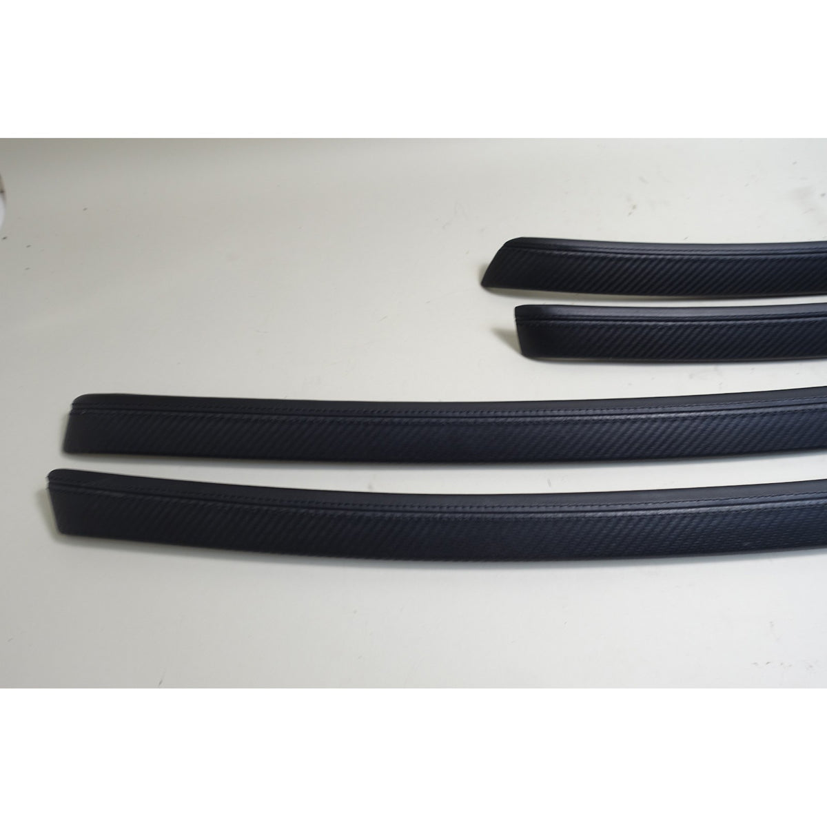 2008-2013 BMW E92 E93 M3 Interior Armrest Trim Set Carbon Structure Leather OE