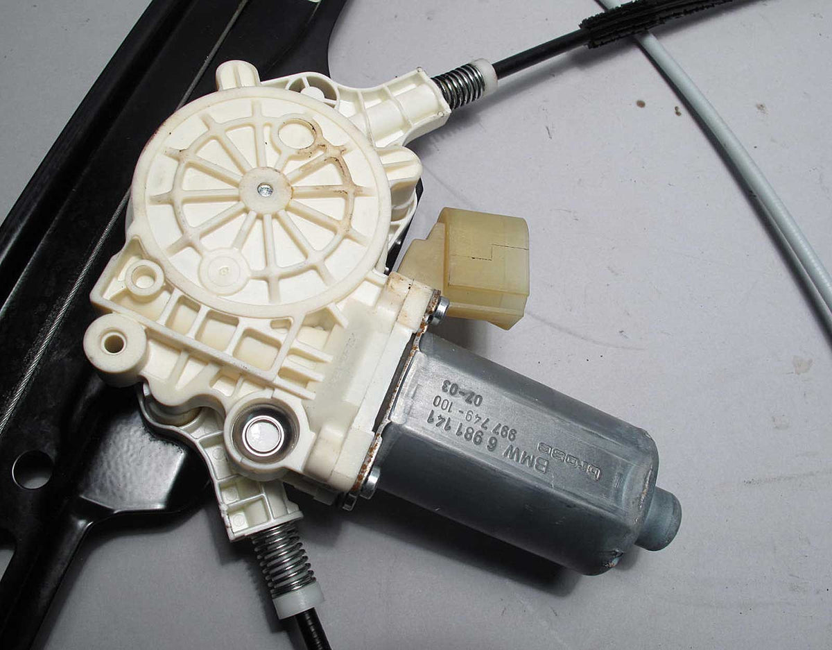 BMW E60 5-Series Left Front Driver Window Reg Lifter w Motor 2007-2010 USED OEM