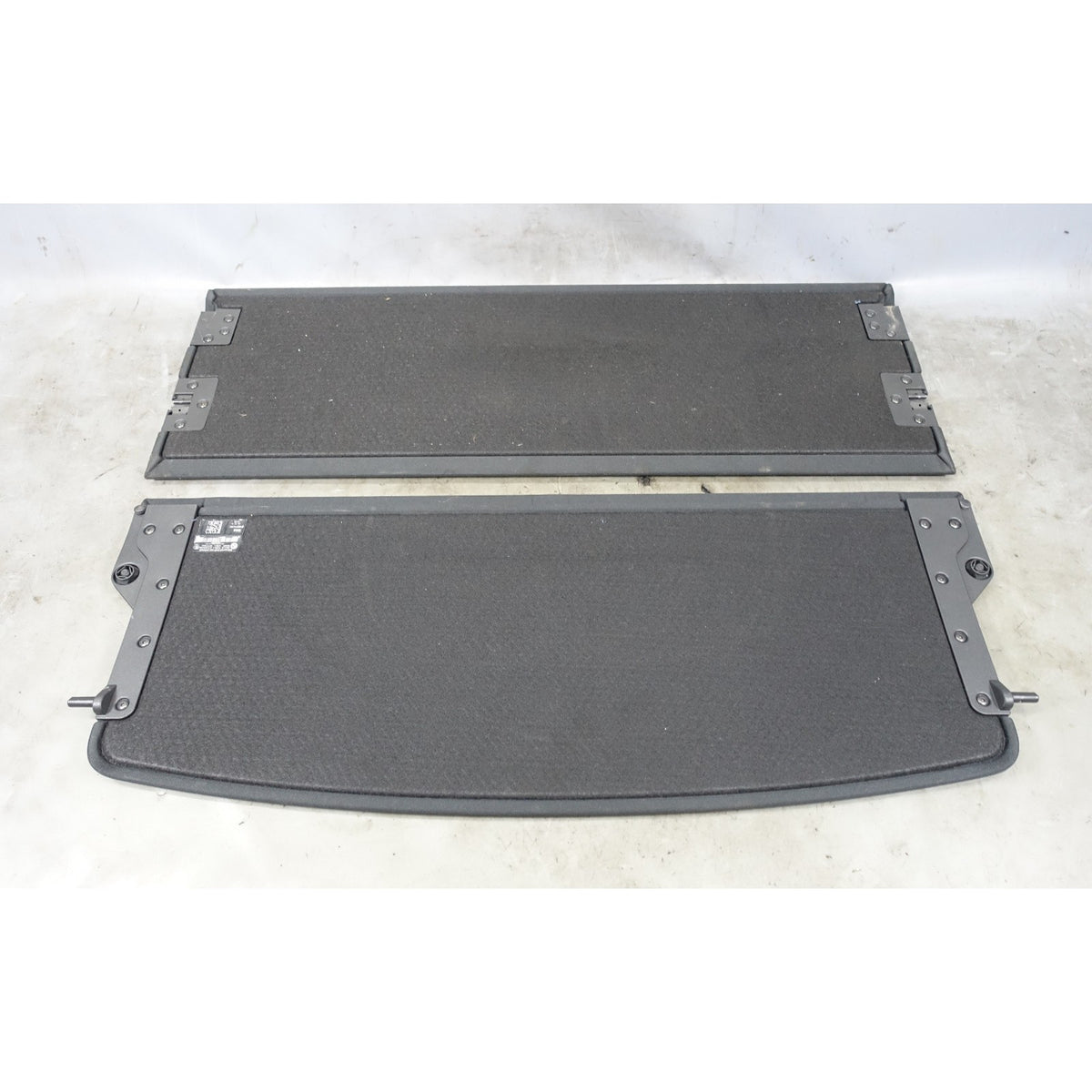 Damaged BMW G02 X4 F98 Trunk Parcel Cargo Cover Shelf Pair Black 19-25 OEM