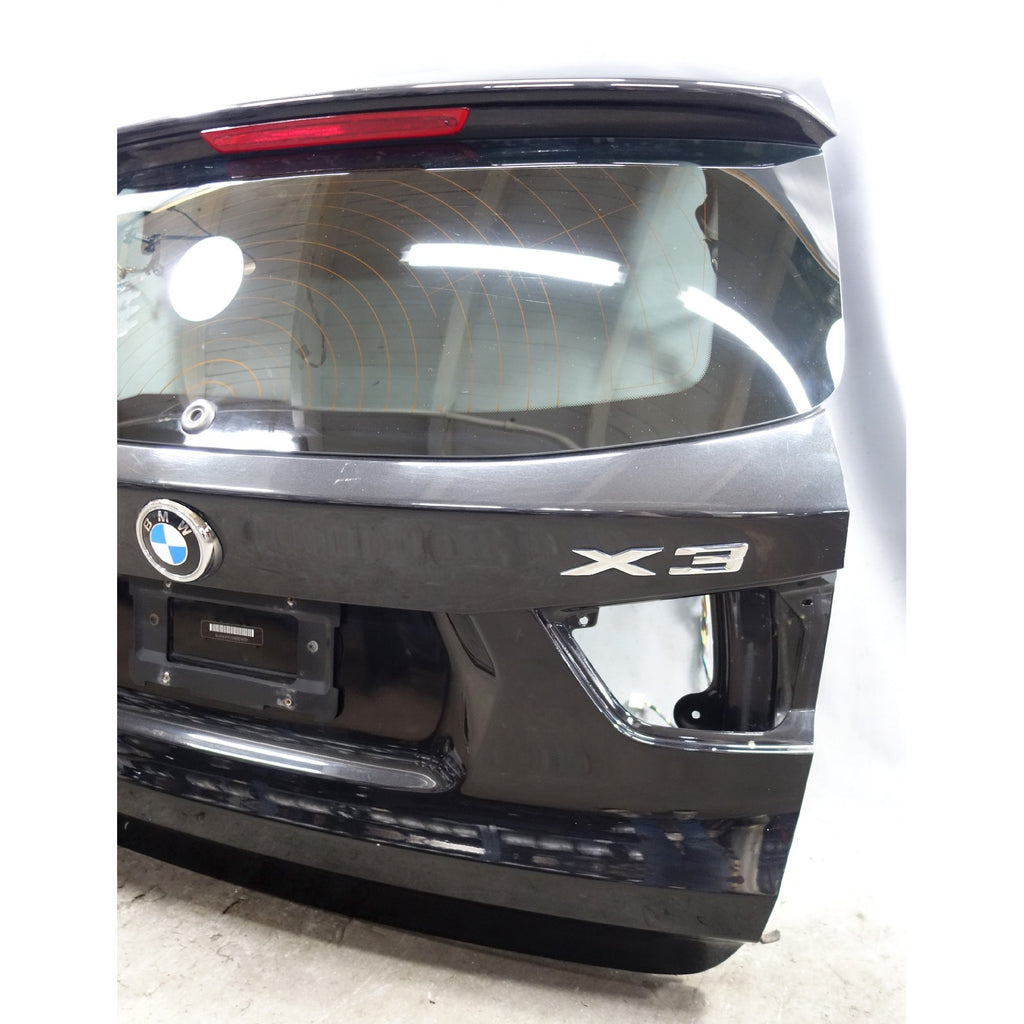 2011-2017 BMW F25 X3 SAV Rear Trunk Tail Gate w Windshield Glass Black Sapphire