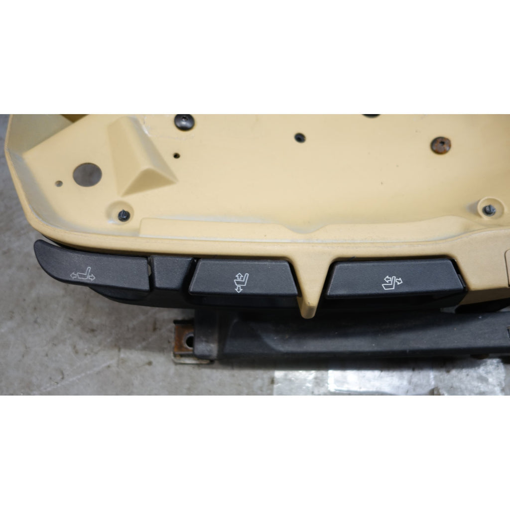 1994-1999 BMW E36 Front Left Basic Seat Base Rail Pan Assembly Manual Beige OEM