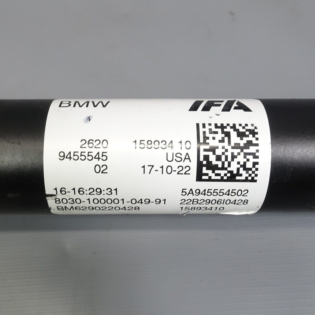 Damaged 19-25 BMW X5 X7 5-Series 3-Series Factory Front Drive Shaft U-Joint OEM