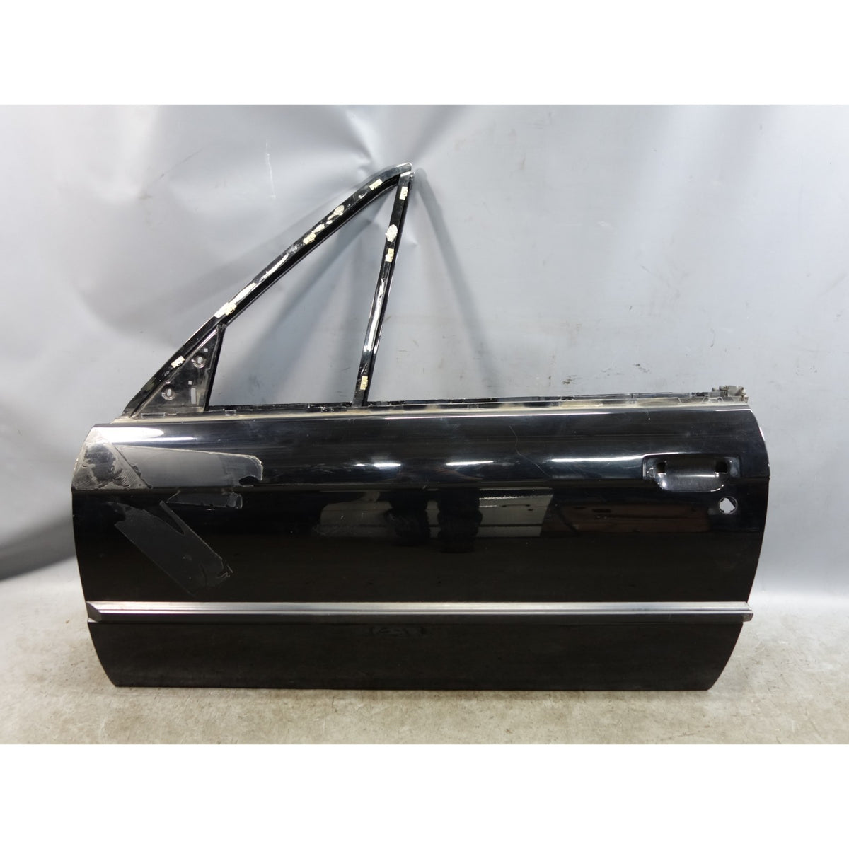 87-93 BMW E30 3-Series Convertible Cabrio Left Driver Door Shell Black OEM