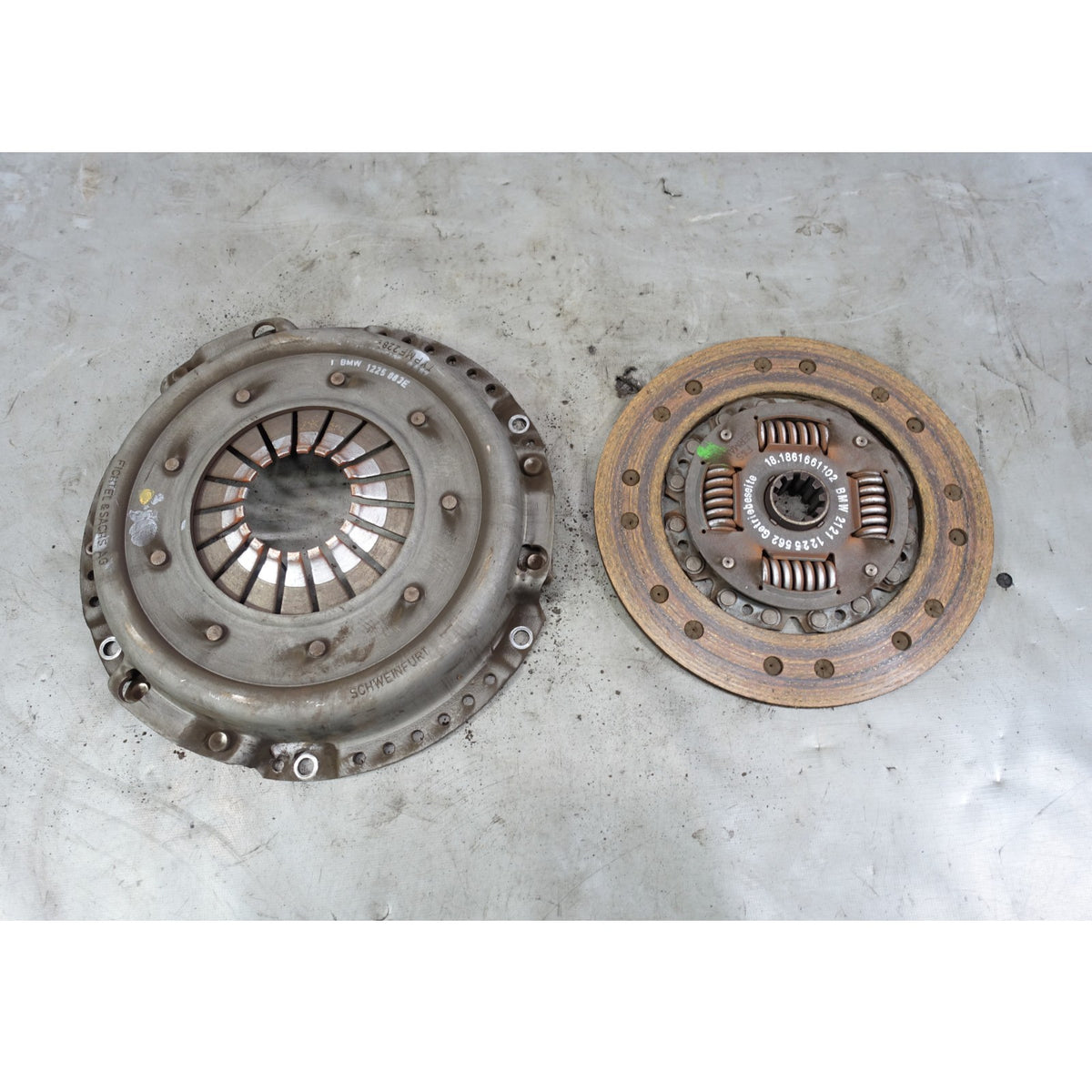1988-1991 BMW E30 325ix AWD Sachs Clutch Disc & Pressure Plate Set Factory OEM