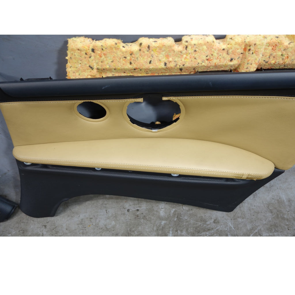 08-13 BMW E93 M3 Convertible Rear Interior Lateral Trim Panel Bamboo Beige OEM