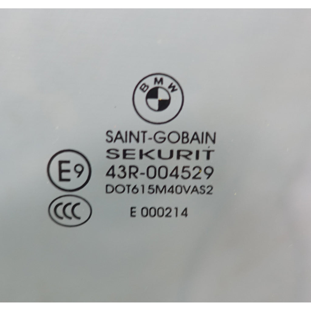 2011-2017 BMW F25 X3 SAV Factory Left Front Driver's Window Glass Pane OEM