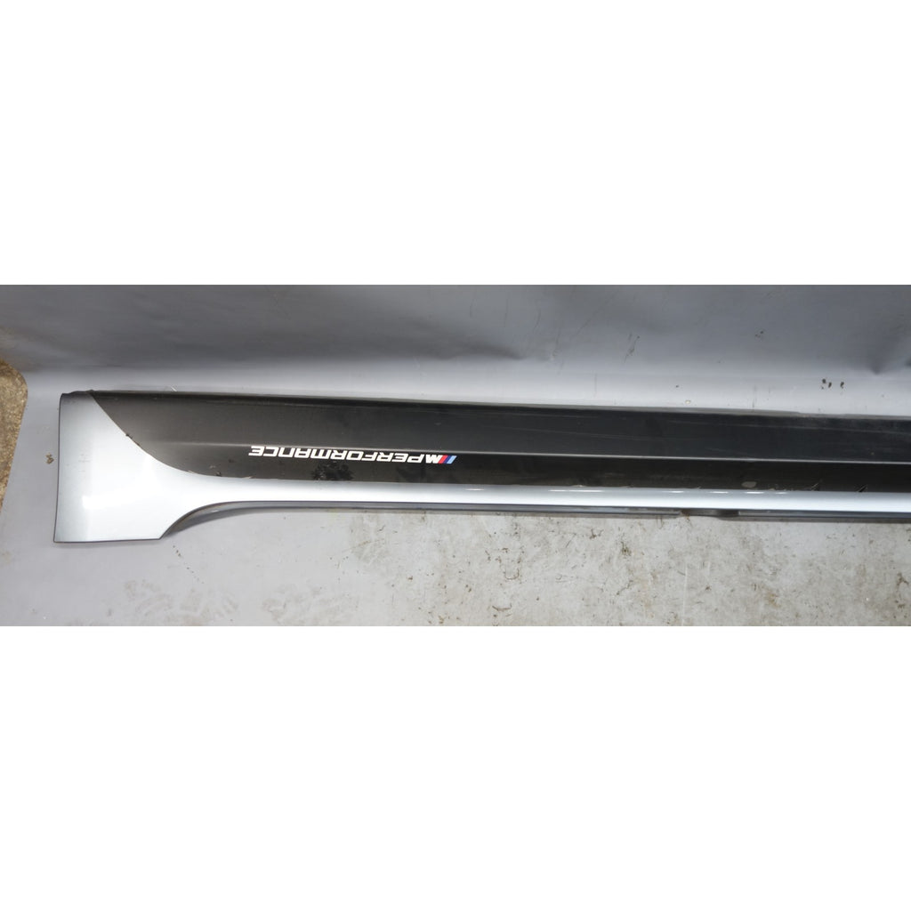 17-23 BMW G30 5-Series Left Drivers M-Sport Side Skirt Rocker Blue Stone OEM