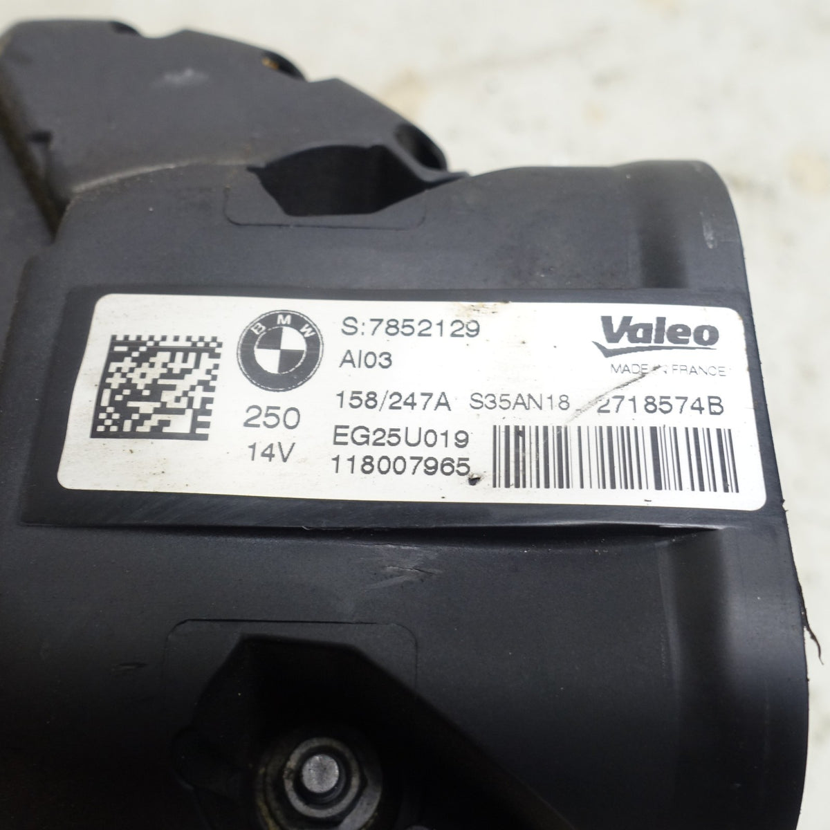 2018-2025 BMW F90 M5 F91 M8 X5M S63T4 250 Amp Alternator Valeo OEM
