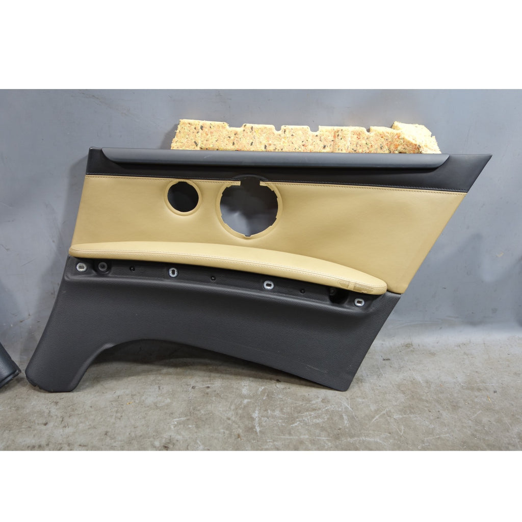 08-13 BMW E93 M3 Convertible Rear Interior Lateral Trim Panel Bamboo Beige OEM