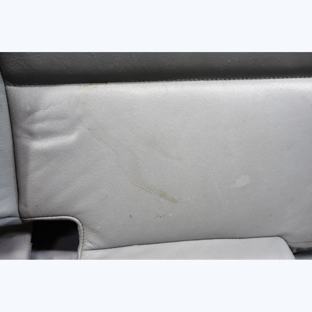2000-2006 BMW E46 3-Series Coupe Rear Seat Bottom Pad Bench Grey Leather OEM