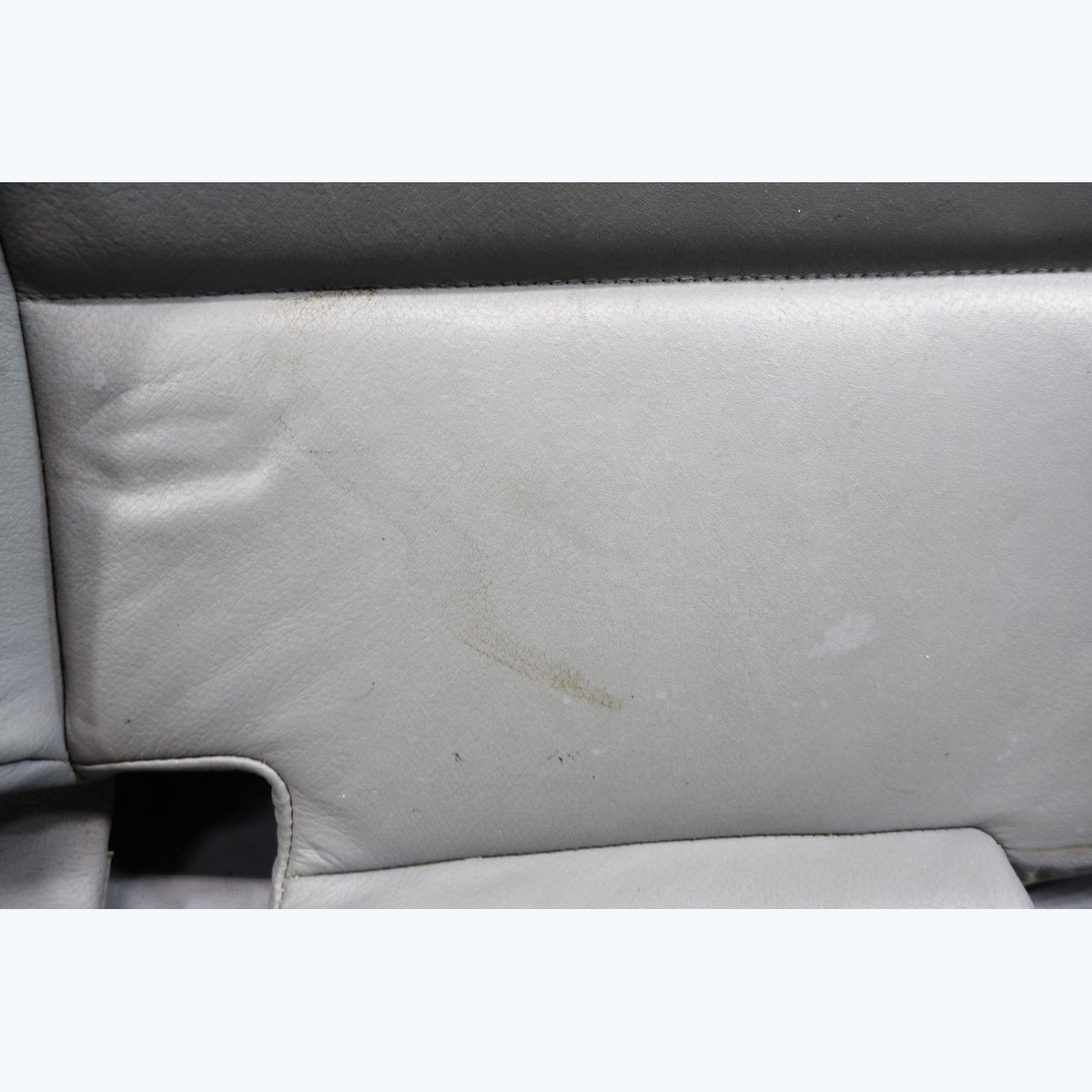 2000-2006 BMW E46 3-Series Coupe Rear Seat Bottom Pad Bench Grey Leather OEM