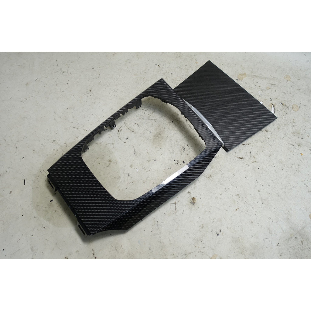 BMW G8x M3 M4 G20 G42 Carbon Fiber Front Console Trim Finishers 2019-2025 OEM