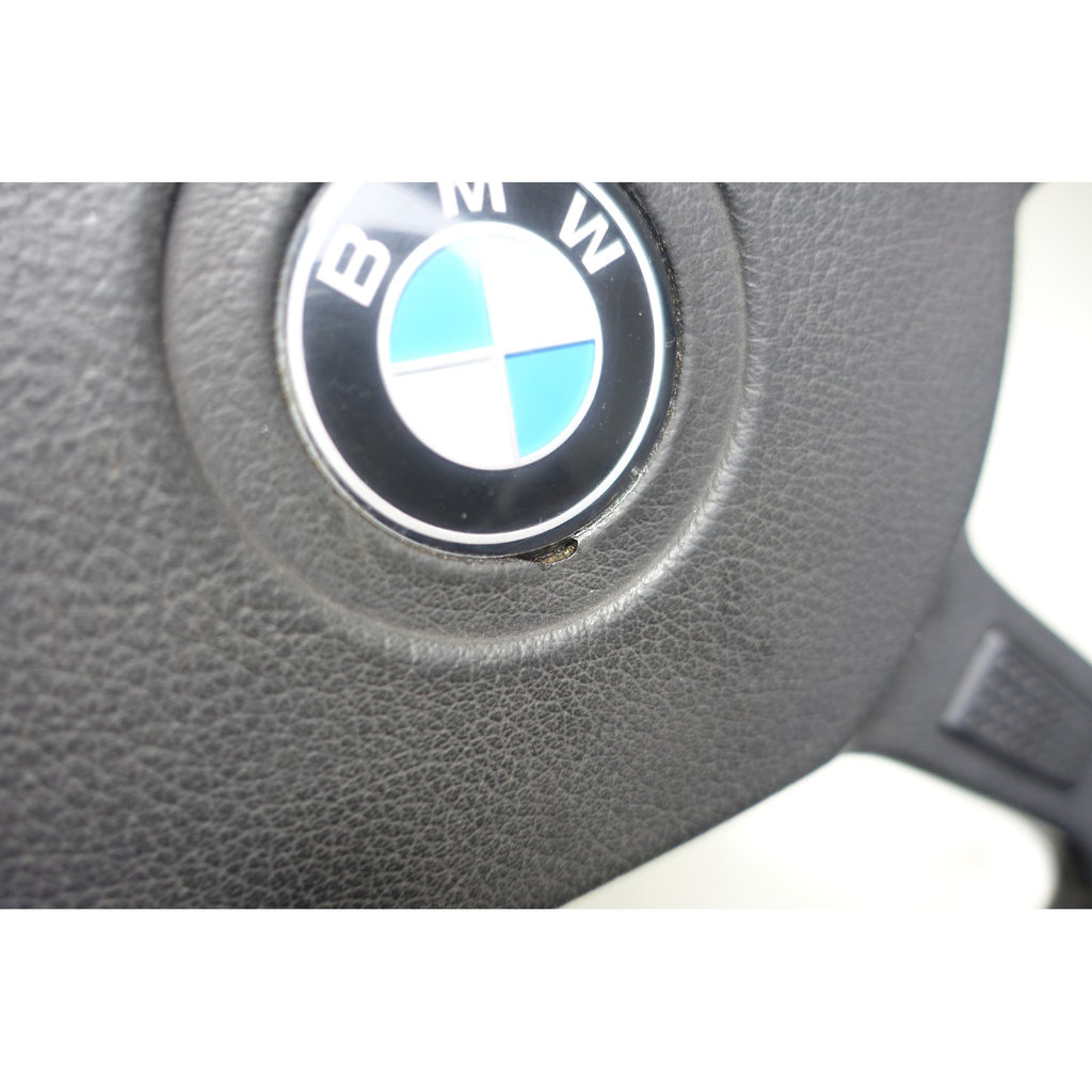 Damaged 1984-1993 BMW E30 3-Series Factory Vinyl 4-Spoke Steering Wheel OEM