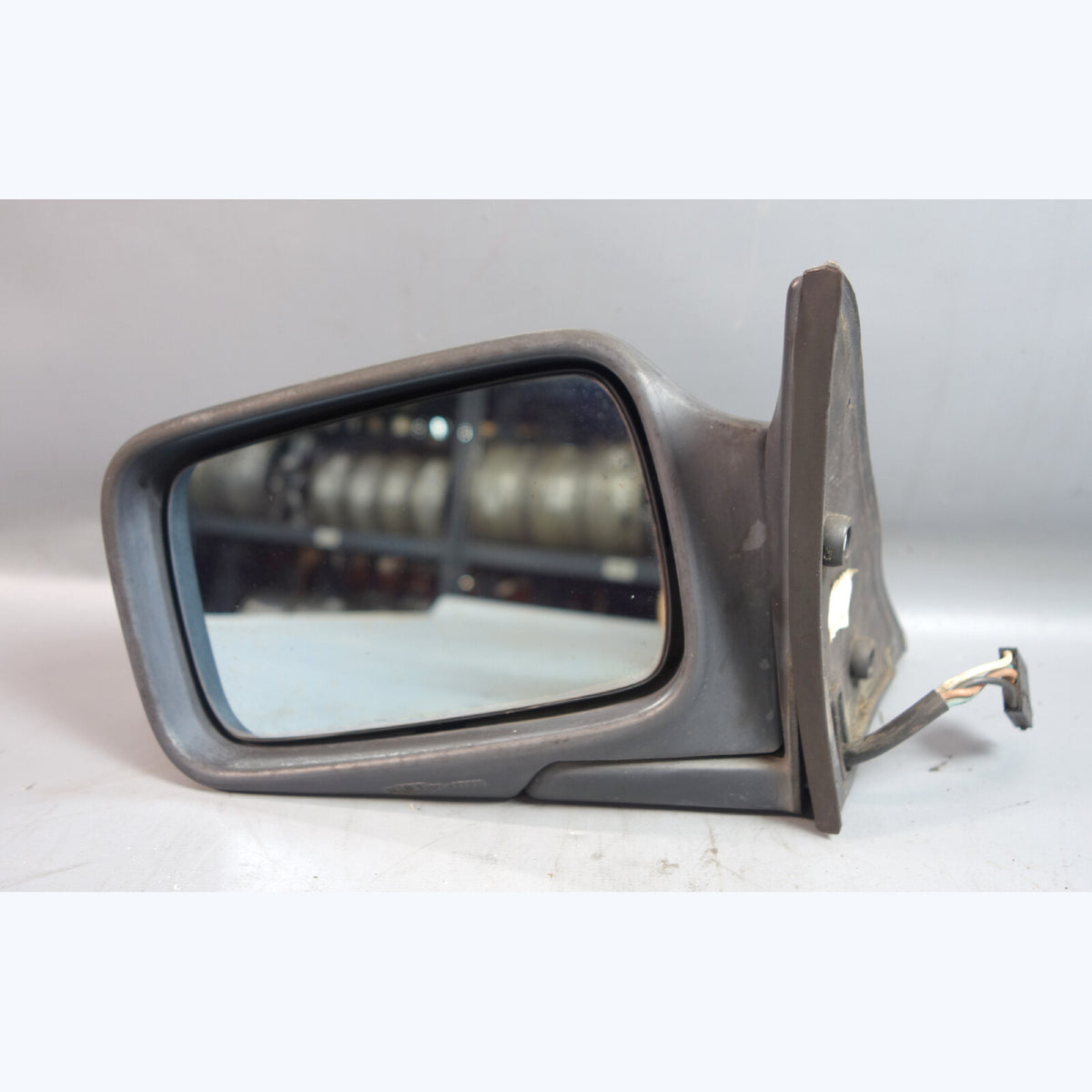1984-1993 BMW E30 3-Series Left Driver Outside Side Mirror Black Heated OEM