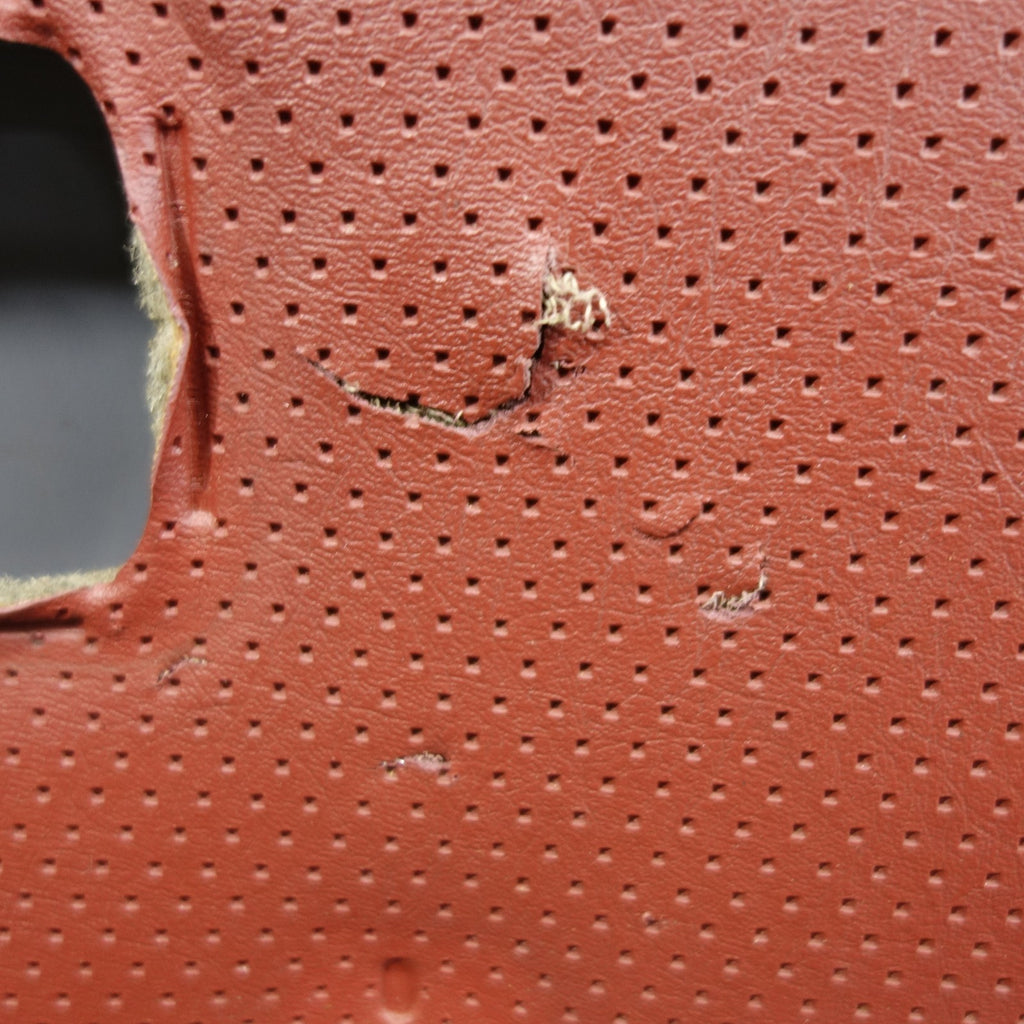 83-84 BMW E28 5-Series Rear Interior Door Card Panel Pair Cherry Red Leather OEM