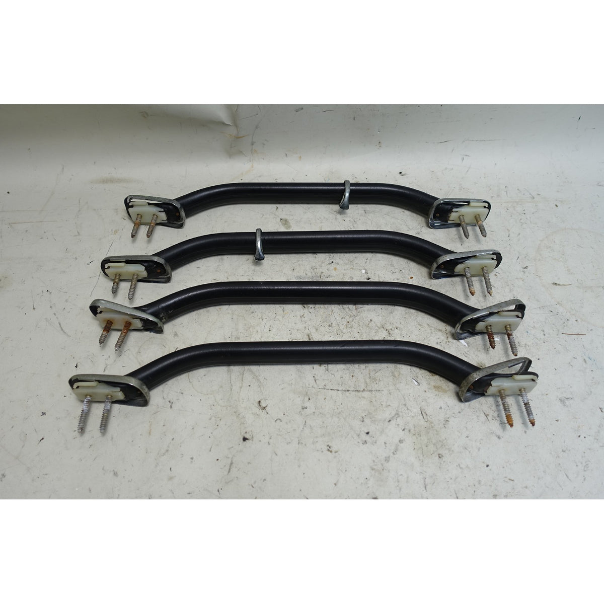 1982-1987 BMW E23 7-Series Factory Interior Roof Grab Handle Set of 4 OEM