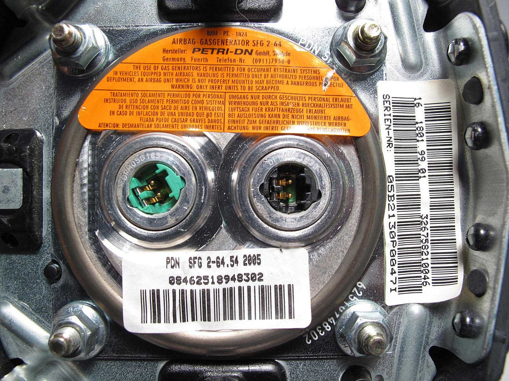 BMW Z4 Roaster Coupe Sports Steering Wheel Airbag Module 2003-2008 E85 OEM 7192