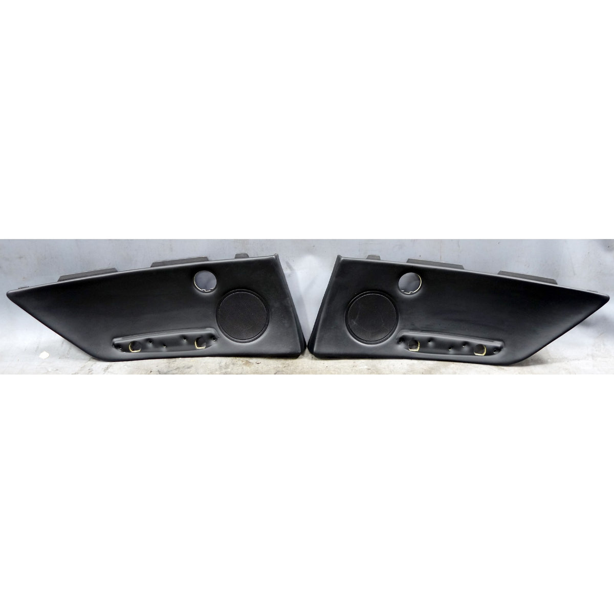 01-06 BMW E46 M3 Convertible Rear Lateral Interior Trim Insert Black Leather OEM