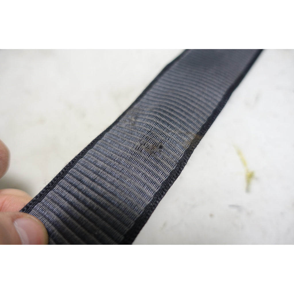 1989-1992 BMW E34 5-Series E32 Right Front Upper Seat Belt Strap Slate Grey OEM