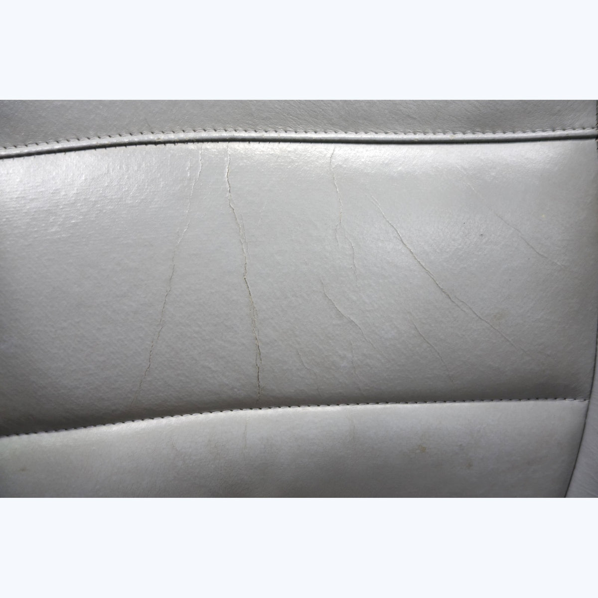 00-06 BMW E46 3-Series Vert Right Passenger Sport Seat Backrest Grey Leather OEM