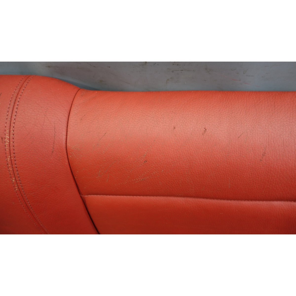 2009-2011 BMW E88 1-Series Convertible Rear Seat Bottom Cushion Red Leather OEM