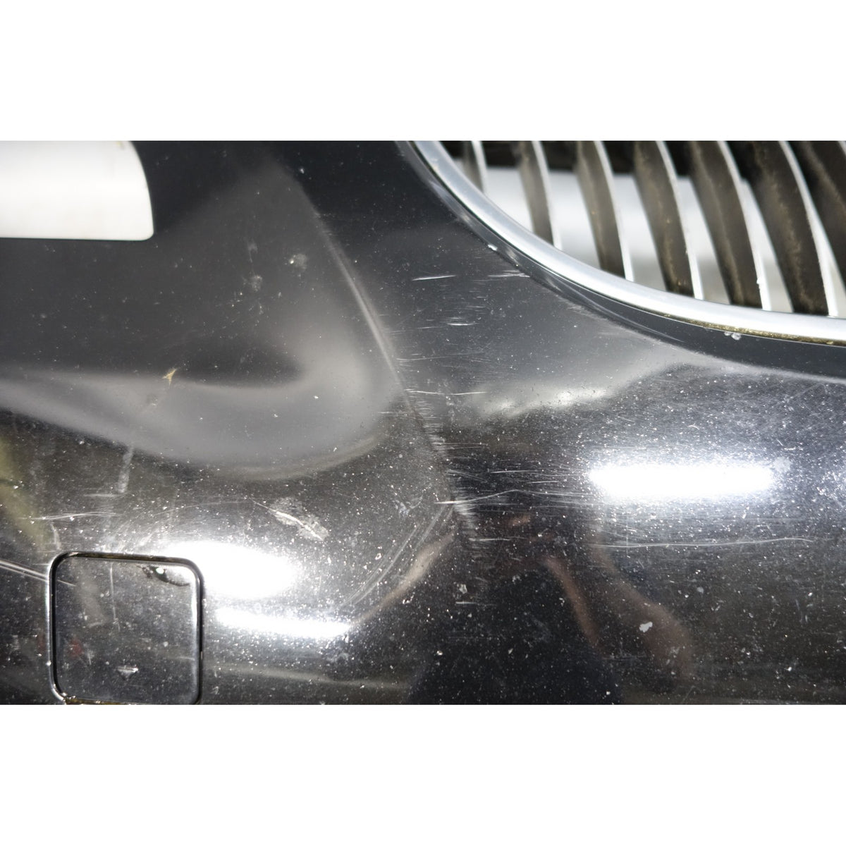 2004-2007 BMW E60 5-Series E61 Factory Front Bumper Cover Trim Black 2 OEM