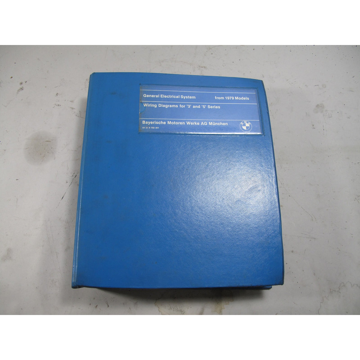 BMW General Electrical System Wiring Diagrams For 3 / 5 series 1979  + Models