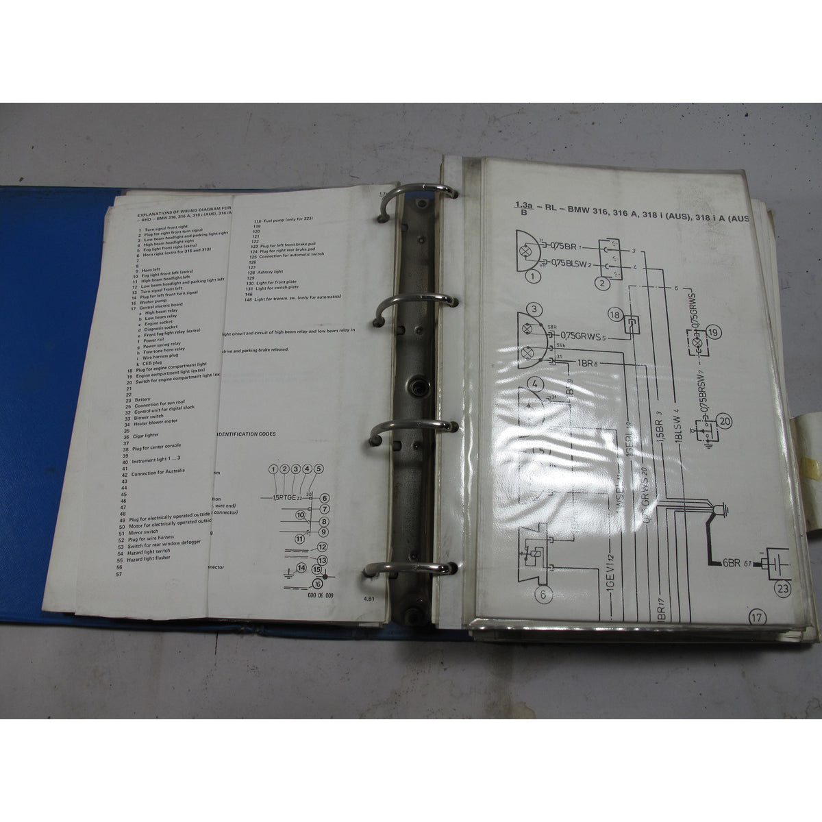 BMW General Electrical System Wiring Diagrams For 3 / 5 series 1979  + Models
