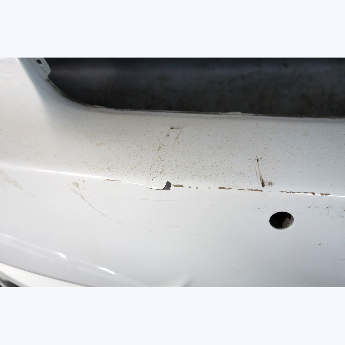 08-13 BMW E92 E93 M3 Factory Rear Bumper Cover Trim White PDC w/ Diffuser OEM
