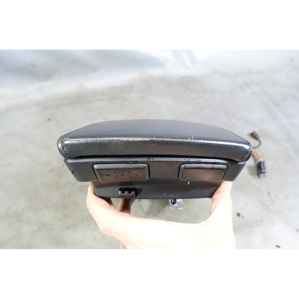 2004-2006 BMW X3 E83 Front Center Armrest Black Leather Factory OEM