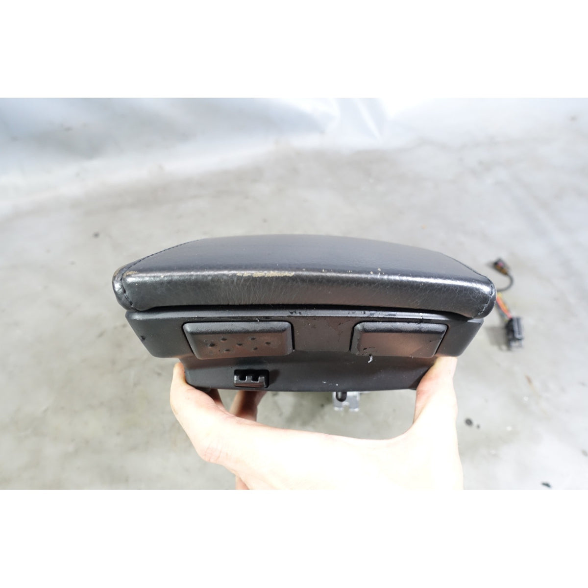 2004-2006 BMW X3 E83 Front Center Armrest Black Leather Factory OEM