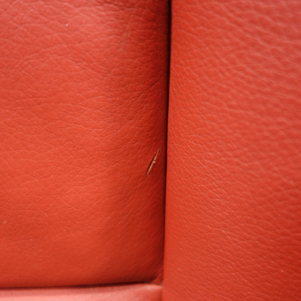 2009-2011 BMW E88 1-Series Convertible Rear Seat Bottom Cushion Red Leather OEM