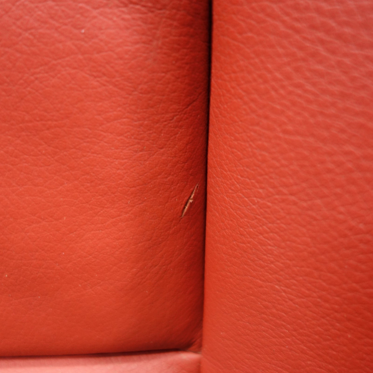 2009-2011 BMW E88 1-Series Convertible Rear Seat Bottom Cushion Red Leather OEM