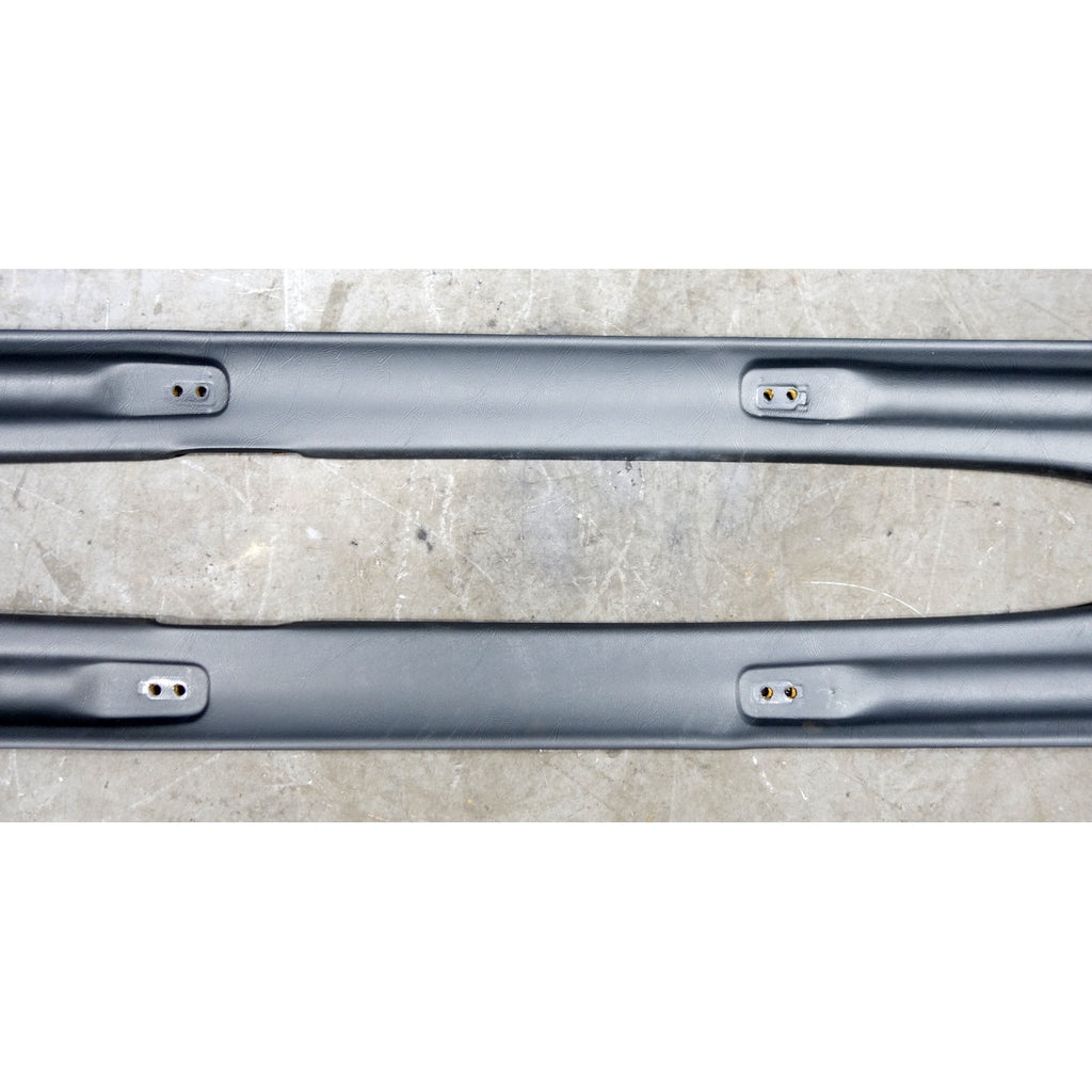 1978-1987 BMW E23 7-Series Interior Upper Headlining Cover Trim Pair Black OEM