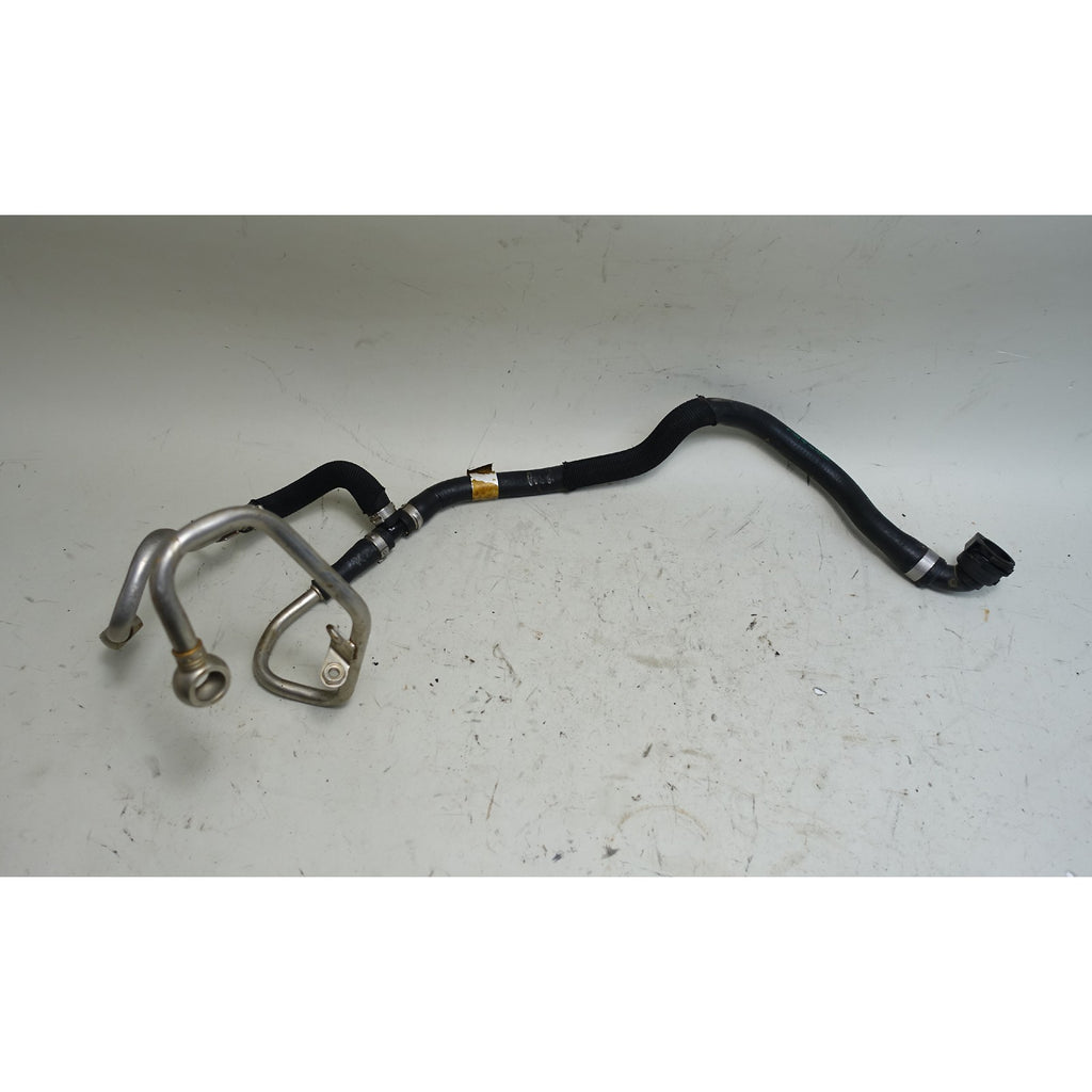 10-17 BMW F10 550i F01 750i N63 V8 Turbo Charger Coolant Return Pipes Hoses OEM