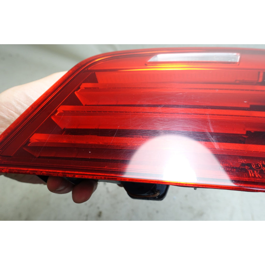 Damaged BMW F10 5-Series LCI Right Inner Trunk Lid Tail Light OEM 2014-2016