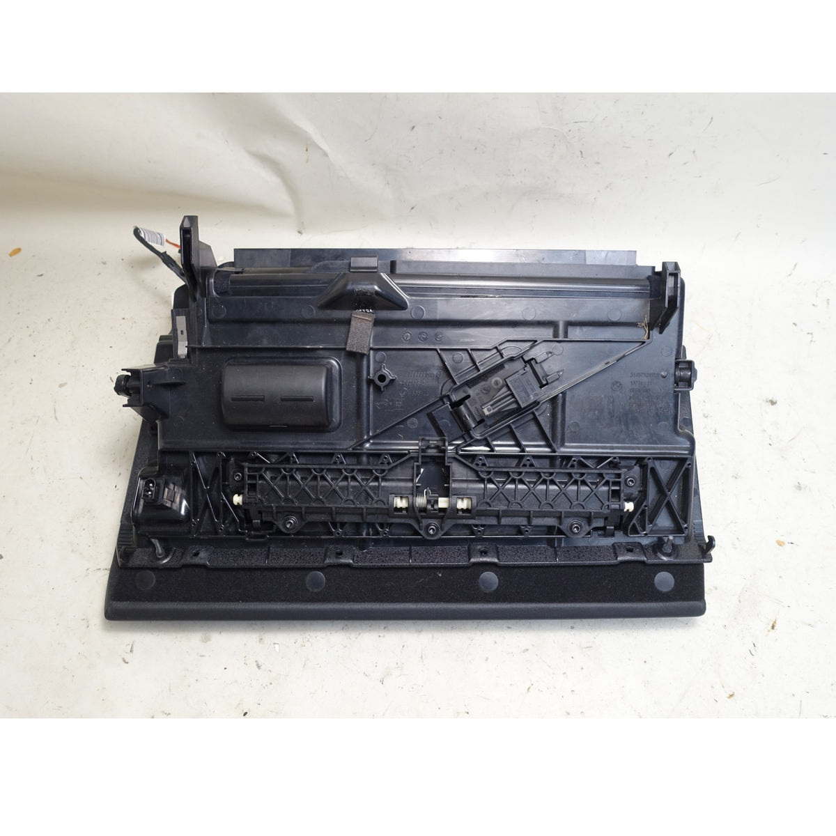 06-10 BMW E63 E64 M6 Passenger Glove Box w/ Knee Airbag Black Leather Trim OEM