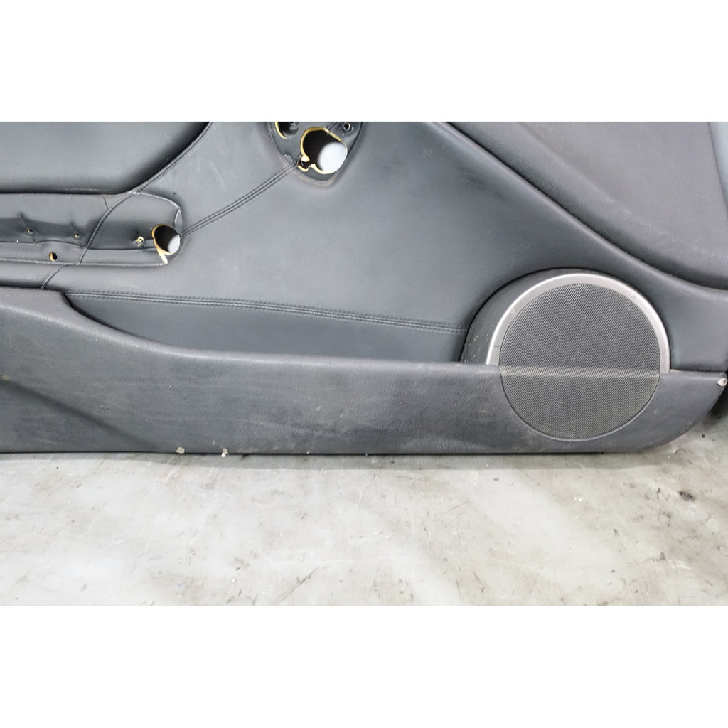 2001-2002 BMW E46 M3 Early Interior Door Panel Trim Pair Titan Black Napa OEM