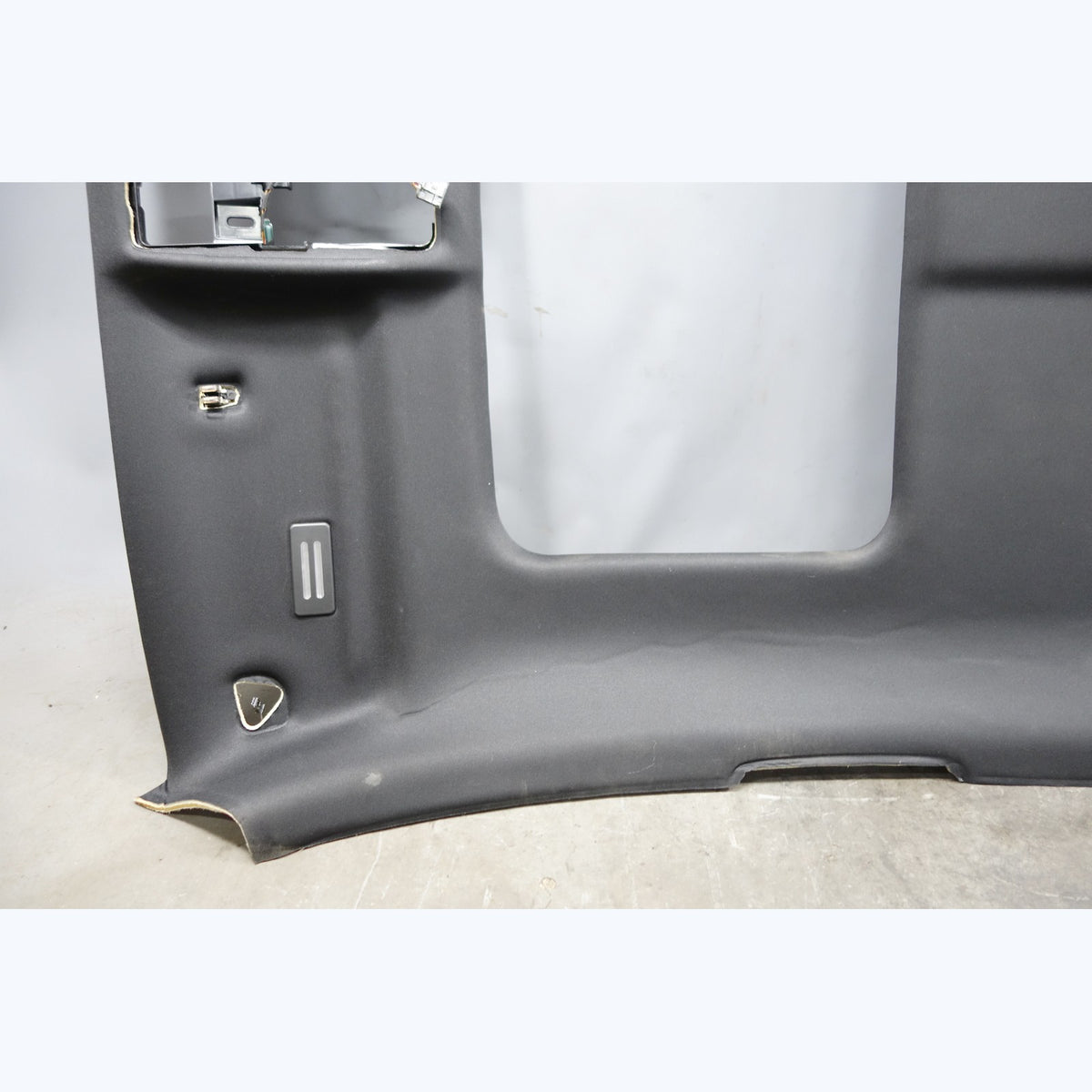 Damaged 2008-2014 BMW E71 X6 SAC Headliner Lining For Sunroof Glass Roof Black