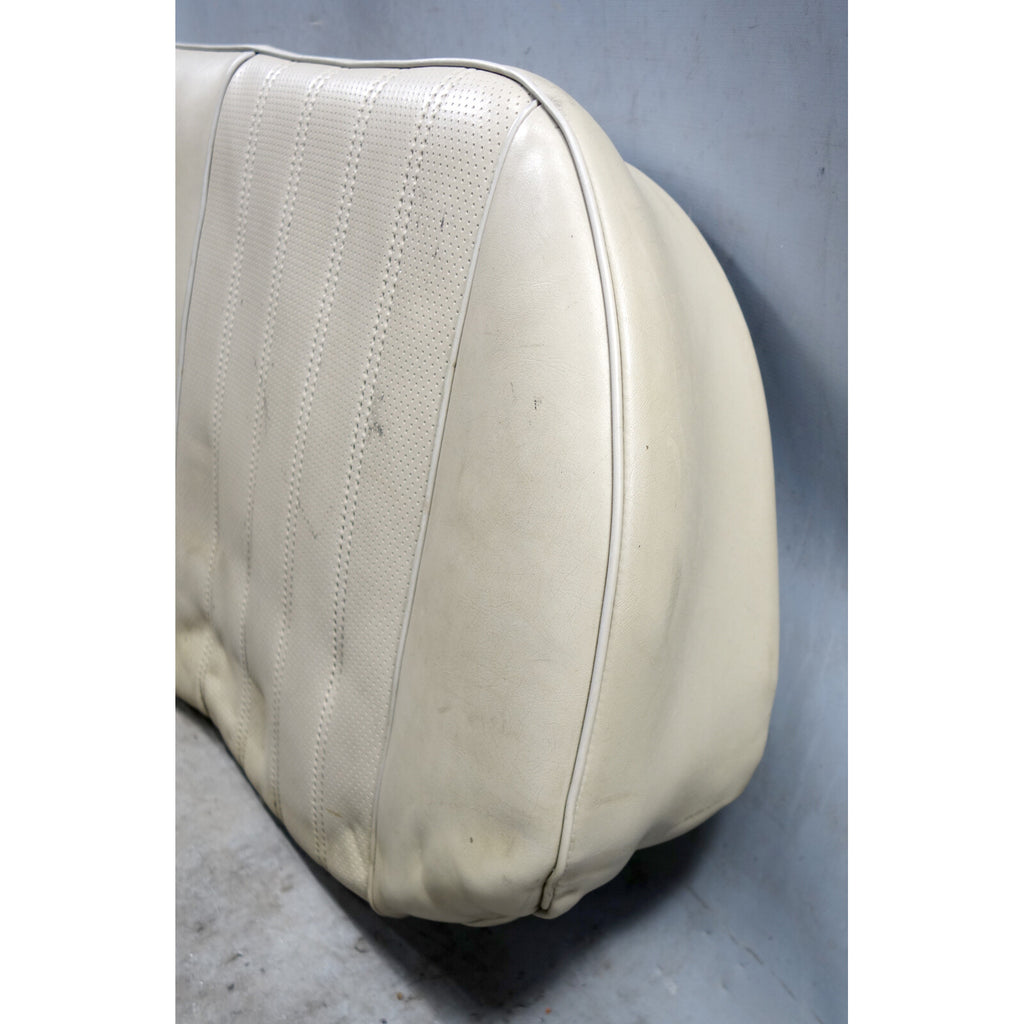 1984-1985 BMW E28 5-Series Rear Seat Bottom Bench Pad Pearl Beige Vinyl OEM
