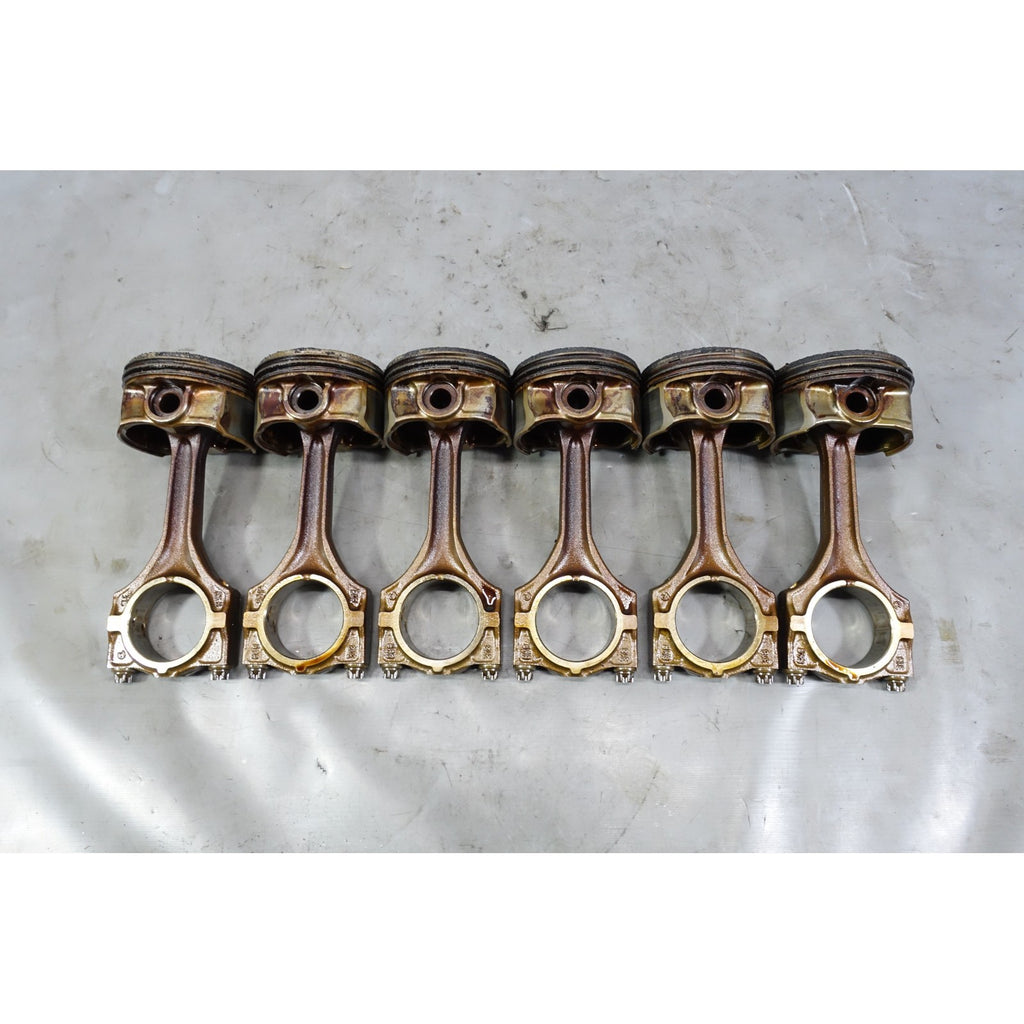 BMW E46 3-Series 3.0L M54B30 6-Cylinder Piston and Connecting Rod Set of 6 OE
