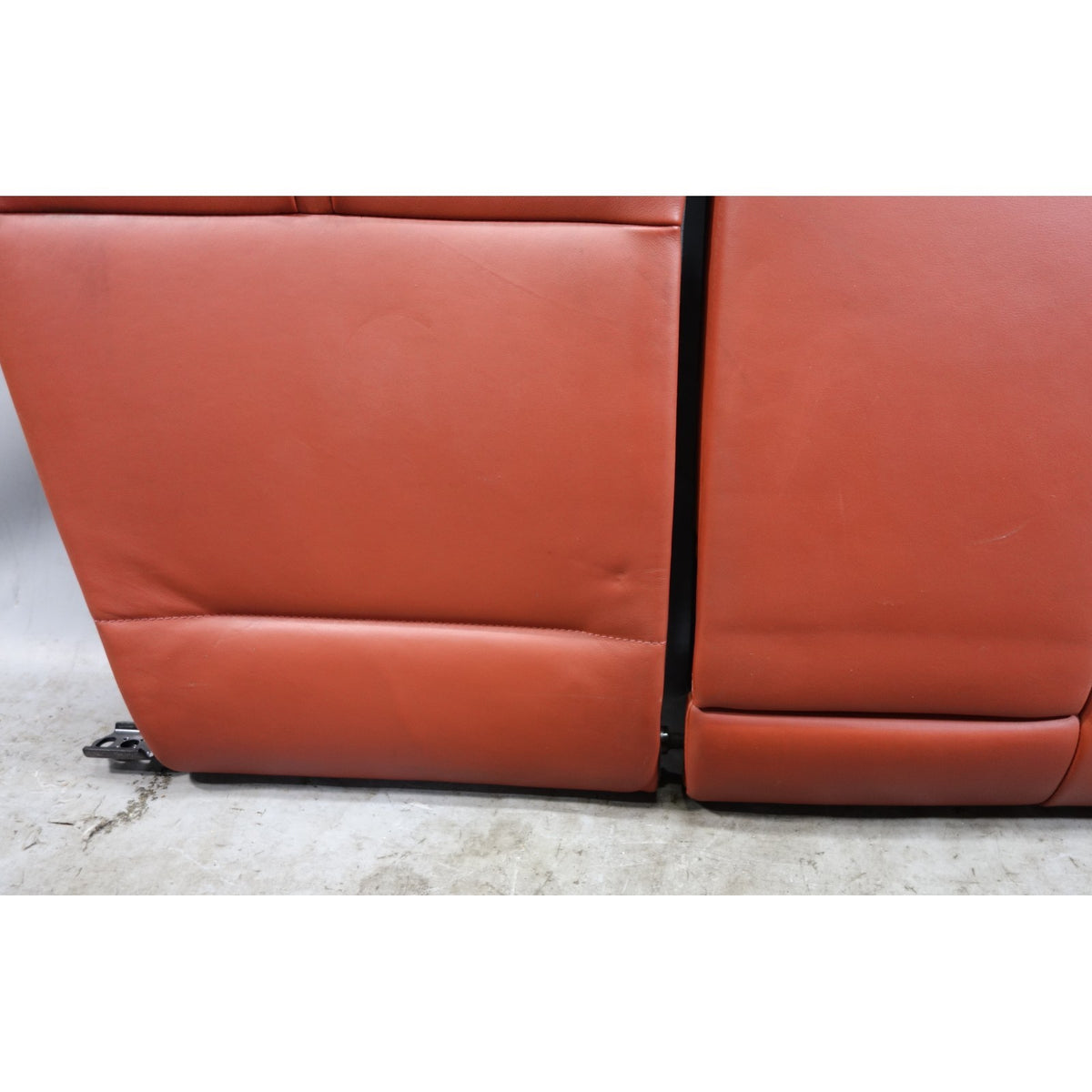 08-11 BMW E90 M3 Sedan Folding Rear Seat Backrest Assembly Fox Red Leather OEM