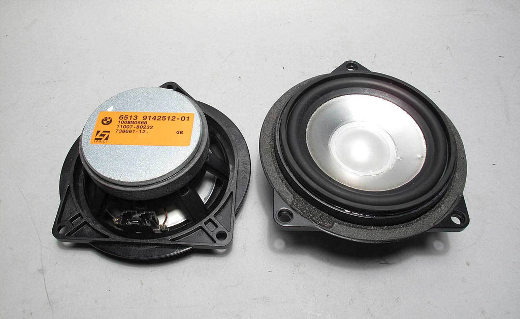 BMW DSP HK HiFi Mid Speaker Driver Door Rear Side Pair Logic 7 2006-2013 USED OE